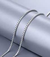 Einfacher Stil Einfarbig Sterling Silber Überzug Inlay Zirkon Weißgold Plattiert Halskette main image 1