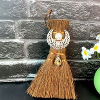 Car Witch Mini Brown Broom Exquisite Pendant Accessories sku image 5