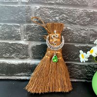 Car Witch Mini Brown Broom Exquisite Pendant Accessories sku image 6