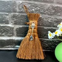 Car Witch Mini Brown Broom Exquisite Pendant Accessories sku image 9