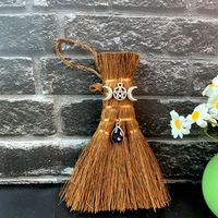 Car Witch Mini Brown Broom Exquisite Pendant Accessories sku image 11