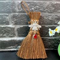 Car Witch Mini Brown Broom Exquisite Pendant Accessories sku image 12
