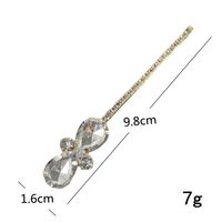 Women's Classic Style Bow Knot Rhinestone Plating Hair Clip main image 2