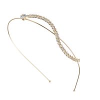 Women's Simple Style Solid Color Metal Hair Band main image 2