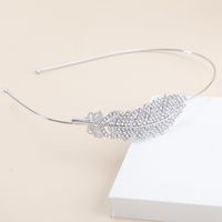 Women's Simple Style Feather Metal Hair Band main image 4