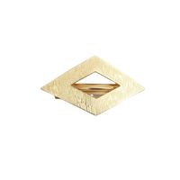 Women's Simple Style Square Metal Plating Hair Clip main image 6