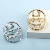 Women's Simple Style Solid Color Metal Plating Hair Clip main image 3