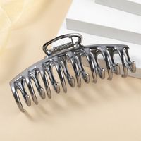 Women's Simple Style Geometric Metal Plating Hair Claws sku image 3