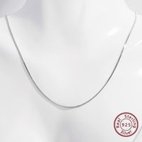 Elegant Basic Necklace Sterling Silver Plating Hollow Out White Gold Plated Rhodium Plated Necklace main image 3