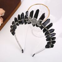 Women's Ethnic Style Geometric Alloy Handmade Gem Crystal Hair Band sku image 1