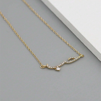 Simple Style Geometric Copper Plating Zircon 18k Gold Plated Choker main image 4