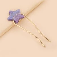 Women's Simple Style Heart Shape Metal Plating Hair Clip sku image 2