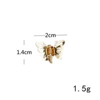 Women's Simple Style Butterfly Metal Plating Hair Claws main image 2