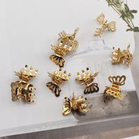 Women's Simple Style Butterfly Metal Plating Hair Claws main image 1