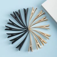 Women's Basic Solid Color Metal Stoving Varnish Hair Clip main image 1