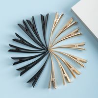 Women's Basic Solid Color Metal Stoving Varnish Hair Clip main image 7