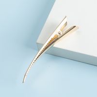 Women's Basic Solid Color Metal Stoving Varnish Hair Clip main image 5