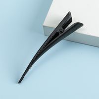 Women's Basic Solid Color Metal Stoving Varnish Hair Clip sku image 1