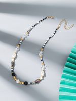 Lässig Einfacher Stil Geometrisch Künstlicher Kristall Kunstharz Perlen Frau Halskette sku image 2