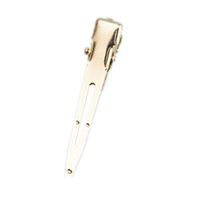 Women's Simple Style Solid Color Metal Plating Hair Clip main image 6