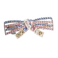 Women's Sweet Bowtie Metal Plating Inlay Rhinestones Hair Clip main image 5