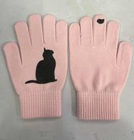 Unisex Süß Katze Handschuhe 1 Paar sku image 3