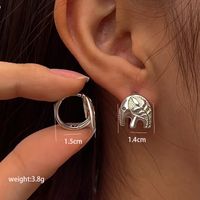 Wholesale Jewelry Xuping Simple Style Round Elephant Copper Alloy Artificial Diamond 18k Gold Plated White Gold Plated Plating Inlay Earrings sku image 1