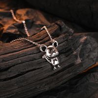 Original Design Animal Sterling Silver Plating White Gold Plated Pendant Necklace main image 1