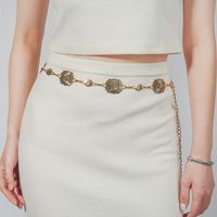 Ig Style Simple Style Geometric Alloy Stoving Varnish Women's Chain Belts main image 3