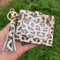 Women's Snakeskin Leopard Pu Leather Flip Cover Card Holders sku image 40