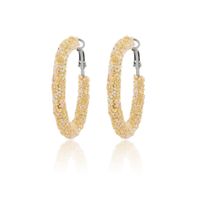 1 Pair IG Style Simple Style Circle Sequins Plastic Iron Earrings sku image 11