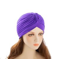Women's Basic Solid Color Eaveless Beanie Hat sku image 4