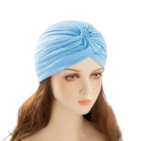 Women's Basic Solid Color Eaveless Beanie Hat sku image 10