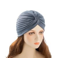 Women's Basic Solid Color Eaveless Beanie Hat sku image 15