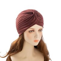 Women's Basic Solid Color Eaveless Beanie Hat sku image 20