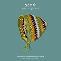 Classic Style Flower Knit Crochet Lace Scarf sku image 41