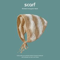 Classic Style Flower Knit Crochet Lace Scarf sku image 42
