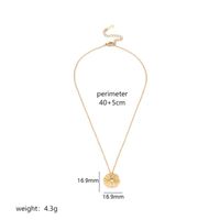 Stainless Steel 18K Gold Plated IG Style Enamel Plating Star Moon Heart Shape Pendant Necklace sku image 3