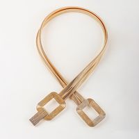 Elegant Simple Style Geometric Alloy Women's Chain Belts sku image 1