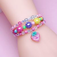 Cute Sweet Fruit Arylic Plastic Resin Beaded Girl's Bracelets main image 4