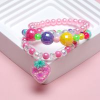 Cute Sweet Fruit Arylic Plastic Resin Beaded Girl's Bracelets main image 3
