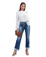 Women's Daily Casual Solid Color Full Length Jeans main image 2