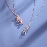 Ig Style Sweet Candy Sterling Silver Polishing Plating Zircon Pendant Necklace main image video