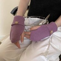 Women's Simple Style Classic Style Solid Color Gloves 1 Pair sku image 6