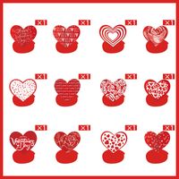 Cute Sweet Letter Heart Shape Pvc Paper main image 3