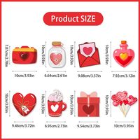 Valentine's Day Cute Heart Shape Paper Party Festival Hanging Ornaments sku image 1