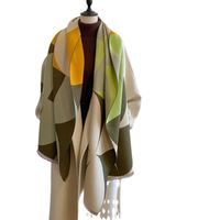 Women's Simple Style Classic Style Color Block Imitation Cashmere Printing Scarf main image 5