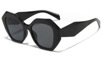 Retro Solid Color Pc Square Full Frame Men's Sunglasses sku image 1