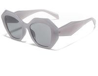Retro Solid Color Pc Square Full Frame Men's Sunglasses sku image 3