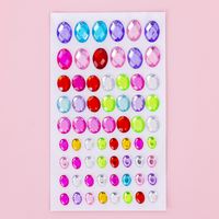1 Piece Heart Shape School Mixed Materials Vintage Style Shiny Stickers sku image 14